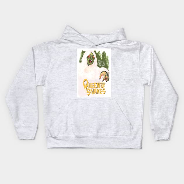 "Queen of Snakes" Poster T-Shirt Kids Hoodie by SaintEuphoria